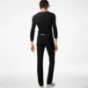 Black Stretch Straight Fit Denim