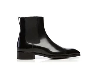 Burnished Leather Gianni Ankle Boot