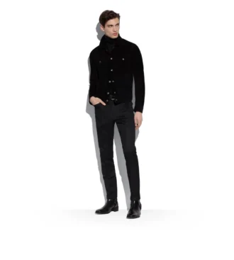 Cashmere Suede Western Jacket