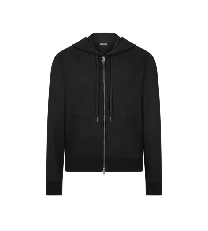 Cashmere Zip Hoodie