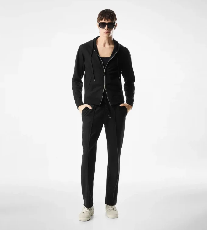 Cashmere Zip Hoodie