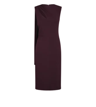 Cocktail Dress with Cut Out and Scarf Detail Cocktail Dress with Cut Out and Scarf Detail