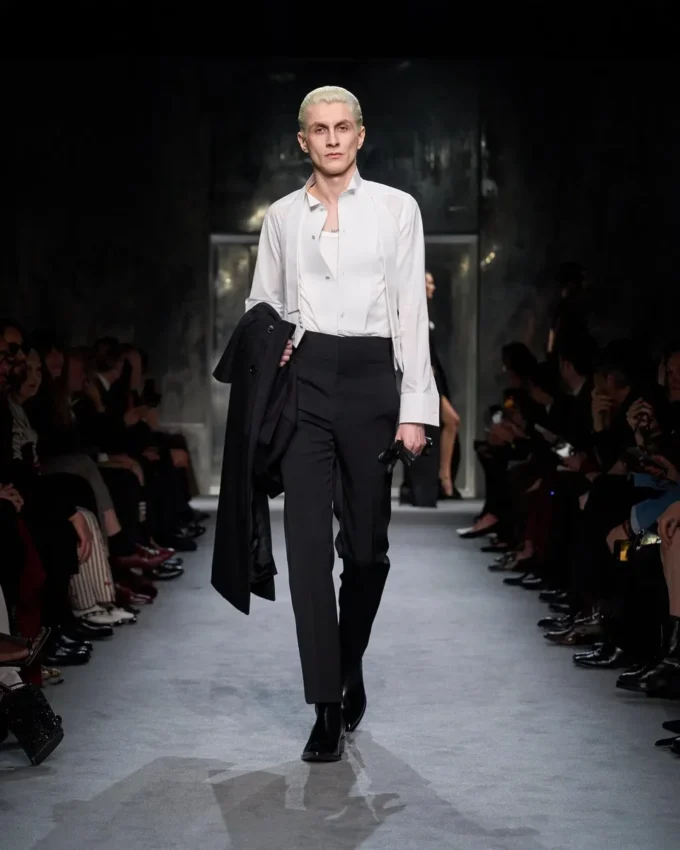 Cocktail Voile Slim Fit Evening Shirt