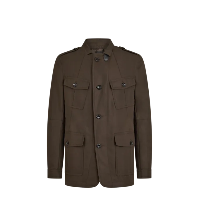 Compact Nylon Military Jacket
