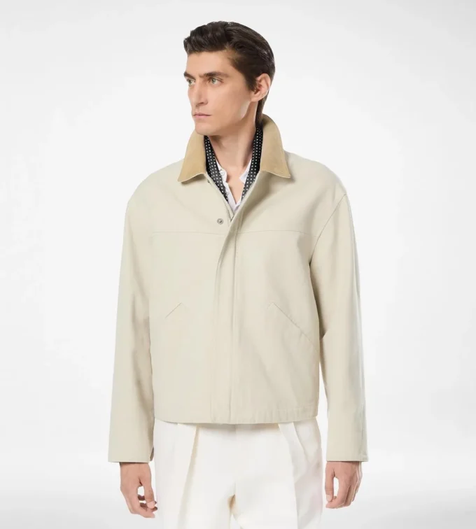 Cotton Canvas Workwear Jacket