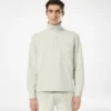 Cotton Silk Cashmere Half Button Pullover