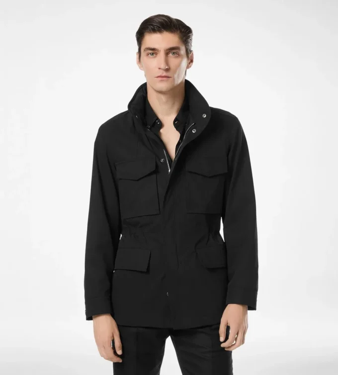 Cotton Silk Reps Field Jacket