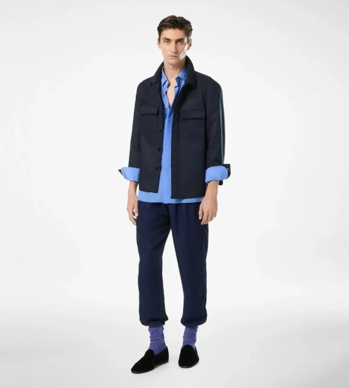 Cotton Twill Double Splittable Overshirt