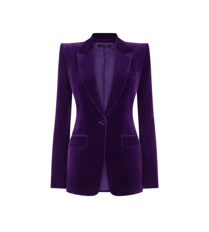 Cotton Velvet Single Breasted Jacket Cotton Velvet Single Breasted Jacket