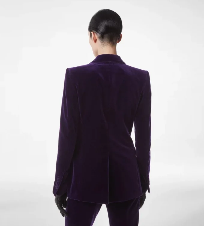 Cotton Velvet Single Breasted Jacket Cotton Velvet Single Breasted Jacket