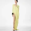 Crepe Jersey Long Sleeve Evening Dress Crepe Jersey Long Sleeve Evening Dress