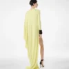 Crepe Jersey Long Sleeve Evening Dress Crepe Jersey Long Sleeve Evening Dress