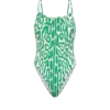 Deep Scoop Neck Swimsuit