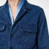 Denim Herringbone Overshirt Denim Herringbone Overshirt