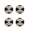 Diamond Onyx Round Studs