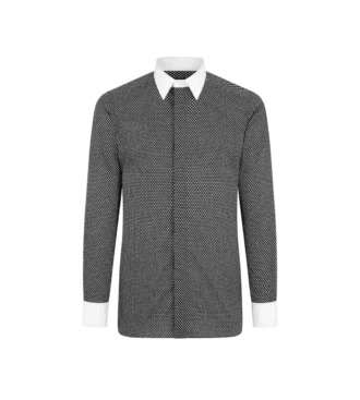 Diamond Print Cotton Classic Fit Shirt