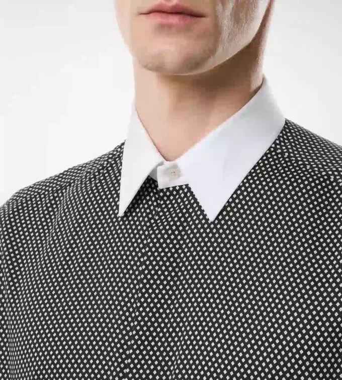 Diamond Print Cotton Classic Fit Shirt Diamond Print Cotton Classic Fit Shirt