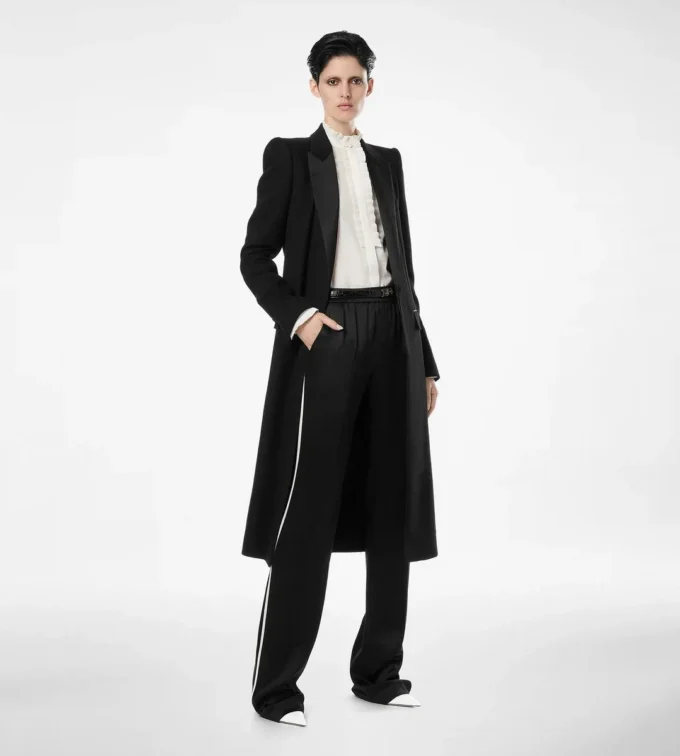 Silk Crepe De Chine Shirt with Plisse Details Silk Crepe De Chine Shirt with Plisse Details