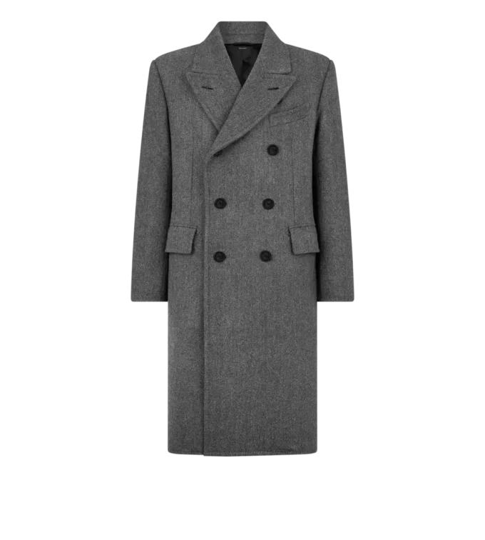 Double Splittable Herringbone Coat Double Splittable Herringbone Coat