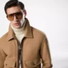 Double Splittable Shearling Collar Blouson