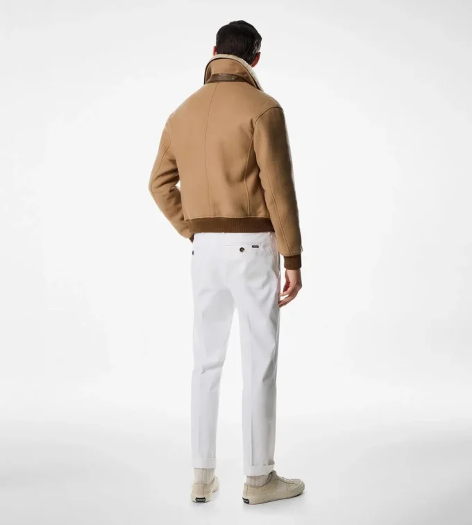 Double Splittable Shearling Collar Blouson