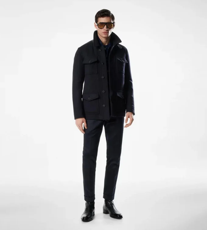 Double Splittable Twill Four Pocket Jacket Double Splittable Twill Four Pocket Jacket
