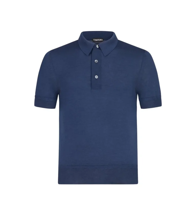 Fine Gauge Cashmere Silk Polo
