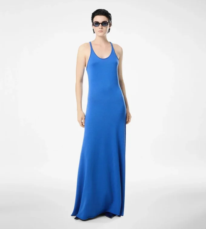 Fine Merino Sleeveless Long Tank Dress