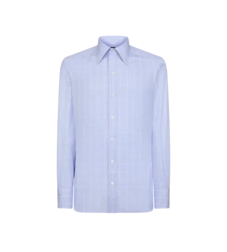 Fine Prince of Wales Slim Fit Shirt