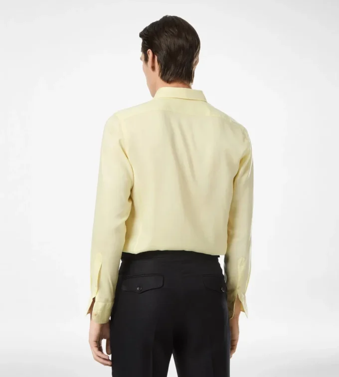 Fluid Gabardine Slim Fit Shirt Fluid Gabardine Slim Fit Shirt
