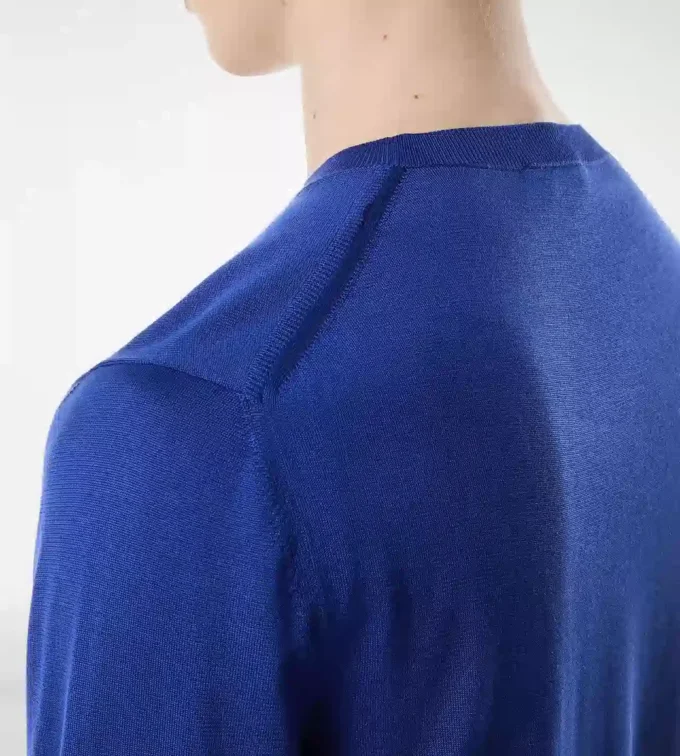 Fluid Silk Crew Neck
