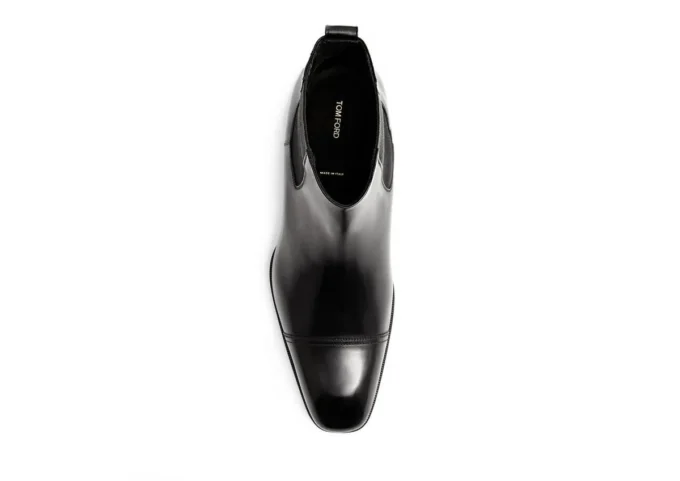 Gianni Leather Cap Toe Chelsea Boot