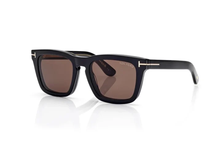 Icon Blue Block Square Opticals with Clip on Sunglasses