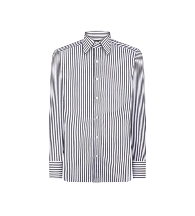 Ladder Stripe Slim Fit Shirt