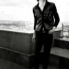Leather Front Shirt