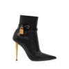 Leather Padlock Ankle Boot Leather Padlock Ankle Boot