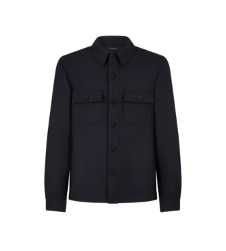 Light Wool Chest Pocket Outershirt Light Wool Chest Pocket Outershirt