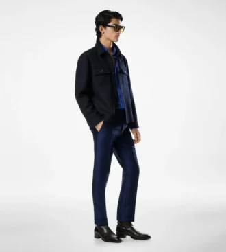 Light Wool Chest Pocket Outershirt Light Wool Chest Pocket Outershirt