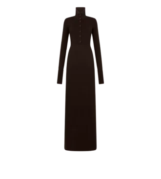 Long Open Turtleneck Cashmere Dress Long Open Turtleneck Cashmere Dress