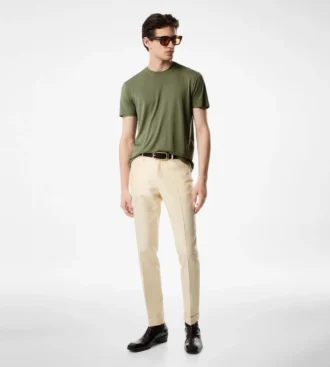 Lyocell Cotton Crew T-Shirt