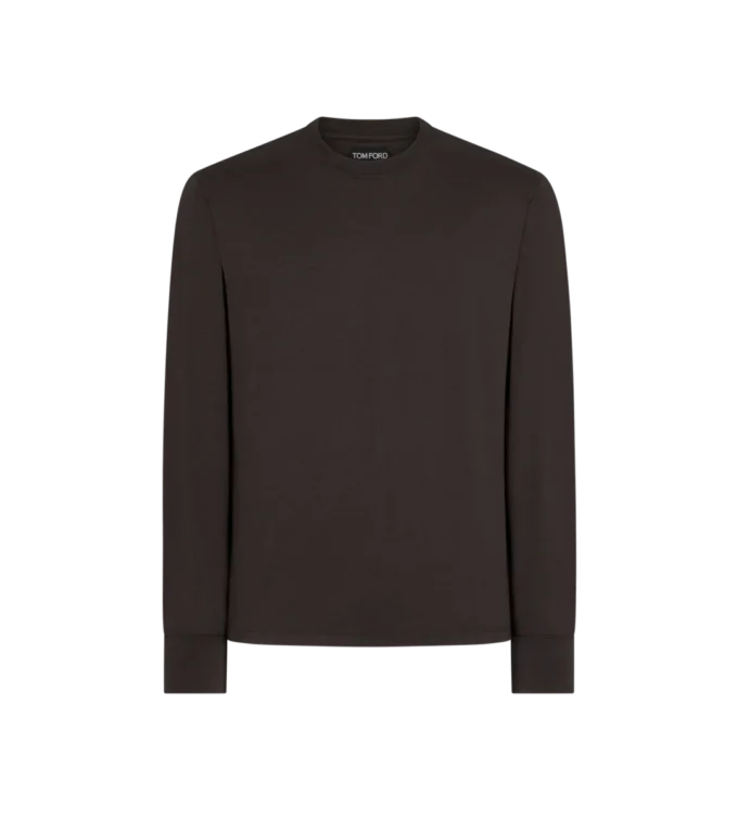 Lyocell Cotton Long Sleeve T-Shirt
