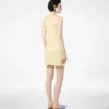 Merino Pique Sleeveless Short Tank Dress