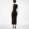 Micro Sequins Embellished Rib Mid-Length Tank Dress Micro Sequins Embellished Rib Mid-Length Tank Dress