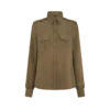 Military Shirt with Front Pockets