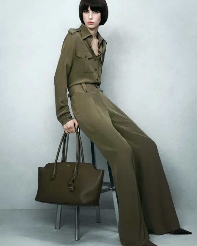 Military Shirt with Front Pockets