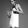 Mini Cocktail Dress with Bow Detail