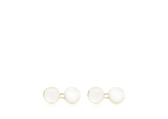 Mother of Pearl Round Cufflinks Mother of Pearl Round Cufflinks