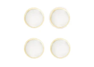 Mother of Pearl Round Shirt Studs