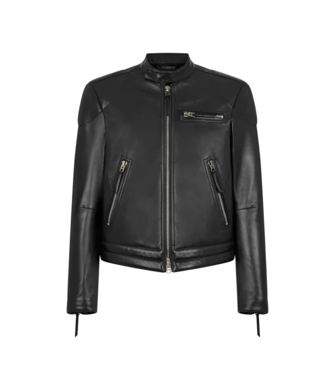 Nappa Grain Leather Biker