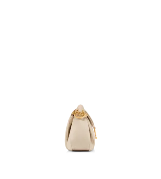 Natural Grain Leather Tara Chain Shoulder Bag